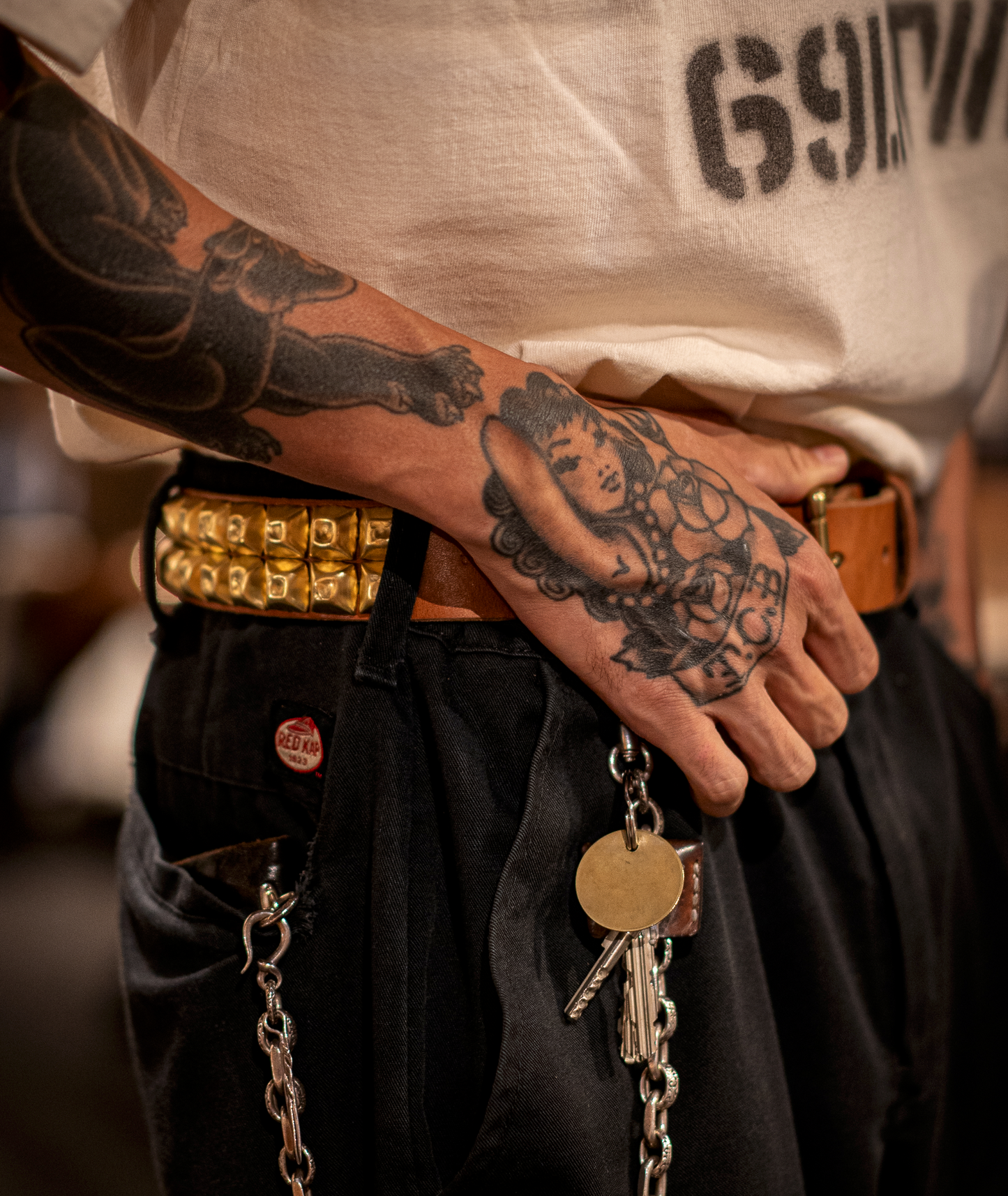 STUDS BELT dbl
