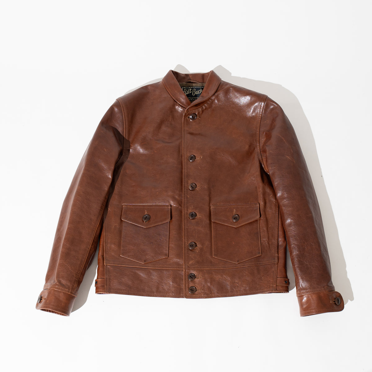 OM別注_888 Horsehide Cossack Jacket BROWN