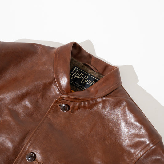 OM別注_888 Horsehide Cossack Jacket BROWN
