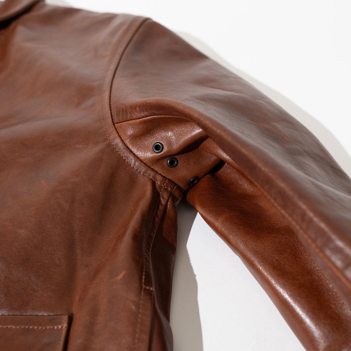 OM別注_888 Horsehide Cossack Jacket BROWN