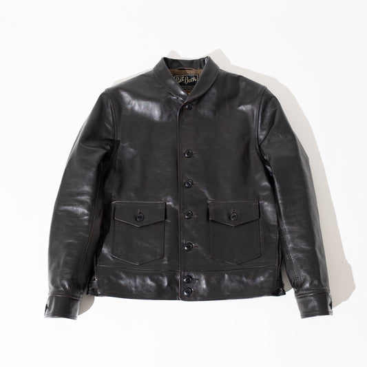 OM別注_888 Horsehide Cossack Jacket BLACK