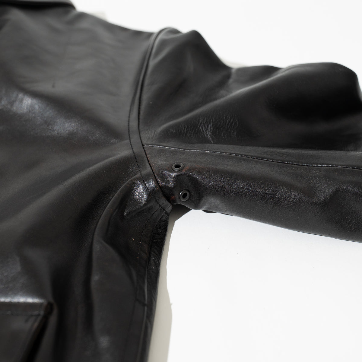 OM別注_888 Horsehide Cossack Jacket BLACK
