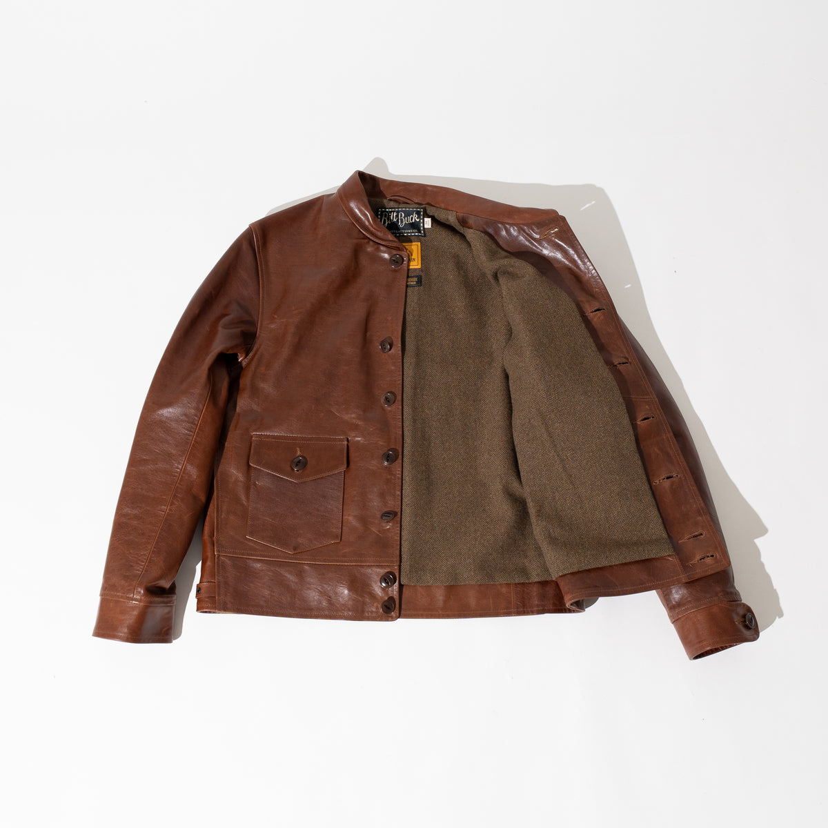 OM別注_888 Horsehide Cossack Jacket BROWN