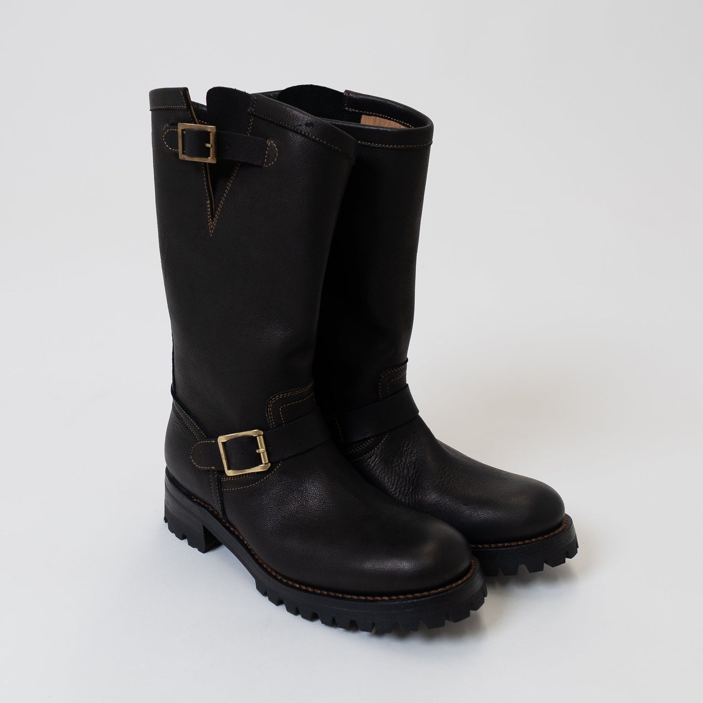 ENGINIEER BOOTS CAMEL LEATHER